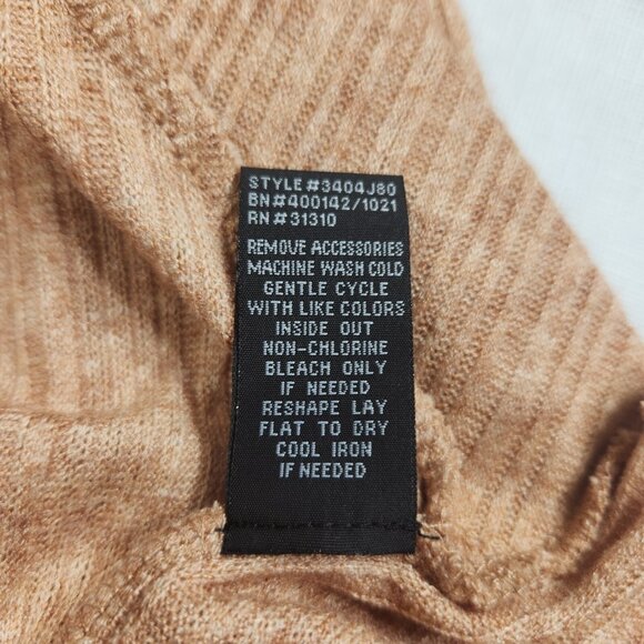 I.n. Studio Women's Top Size 2X  Beige Tan 3/4 Sleeve Top Blouse (23) - Picture 11 of 11